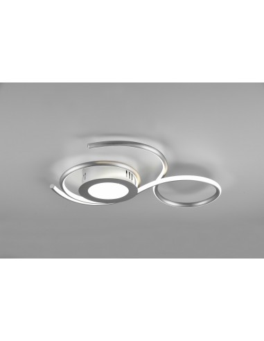 Jive Lampa Sufitowa Srebrna Led Ciemnialna Trio