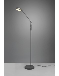 Franklin lampa podłogowa antracytowa LED ściemnialna 426510142 Trio