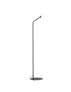 Pure lampa podłogowa czarna 1064A1 Aldex