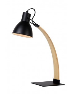 Curf lampka biurkowa czarna 03613/01/30 Lucide