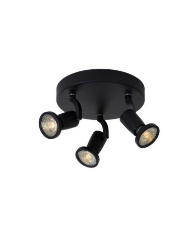 Jaster LED lampa sufitowa czarna 11903/15/30 Lucide