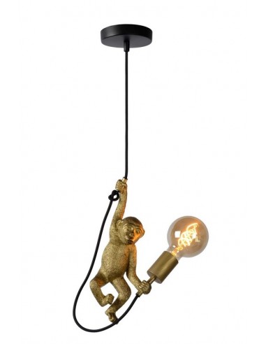 Extravaganza Chimp lampa wisząca czarno złota 10402/01/30 Lucide