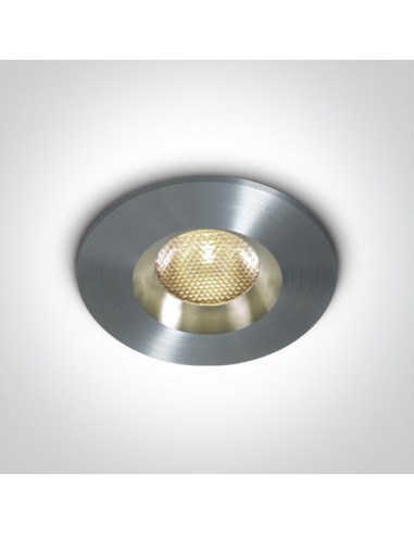 Nubi 10103M/AL/W aluminiowy wpust COB LED WW 3W IP65 wymaga zasilacza 700mA OneLight