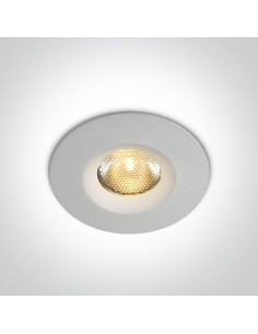 Nubi biały wpust LED 3W 3000K IP65 700mA 10103M/W/W OneLight