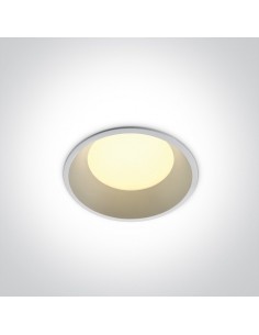 Stegna oprawa podtynkowa biała LED IP54 10109FD/W/W OneLight
