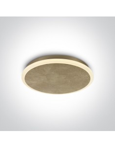 Ismena plafon LED okrągły mosiądz 62112/BS/W OneLight