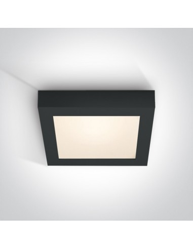Morfi plafon czarny LED IP40 62122F/B/W OneLight