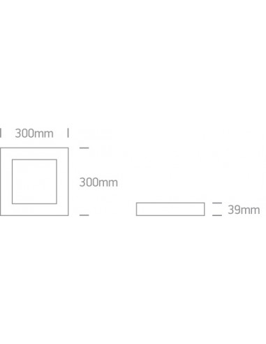 Morfi 2 62130AF/W/C biały plafon LED IP40 4000K 30W nieściemnialny zasilacz LED w zestawie OneLight