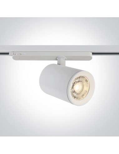 Filari 3 65654CT/W/C biały reflektorek track spot COB LED 4000K 40W 230V zasilacz 1050mA w komplecie OneLight