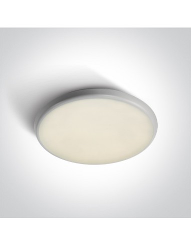 Kavos plafon biały LED IP54 67370/W/C OneLight
