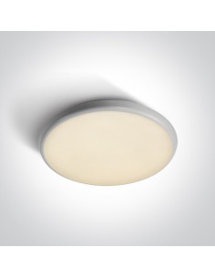 Kavos plafon biały LED IP54 67370/W/W OneLight