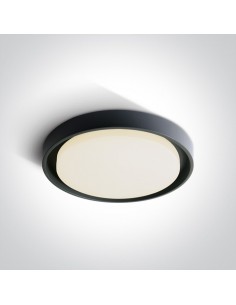 Moulki plafon antracytowy LED IP54 67384/AN/W OneLight