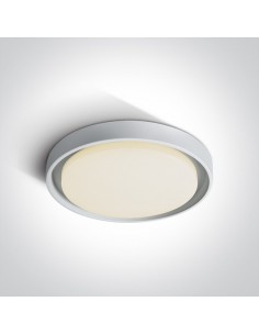 Moulki plafon biały LED IP54 67384/W/W OneLight
