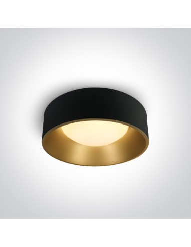 Asteri plafon czarny LED 67452/B/W OneLight