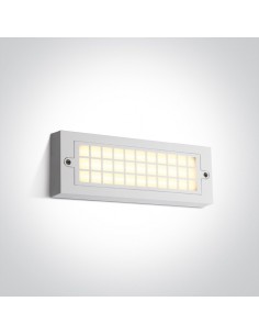 Daris kinkiet zewnętrzny biały LED IP65 67502C/W/W OneLight