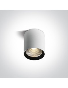 Orof 67516A/W/W biała oprawa sufitowa COB LED 15W 230V 3000K IP65 dark light nieściemnialny zasilacz LED w zestawie OneLight