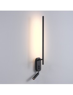 Kinkiet LED LINE 473 ruchomy czarny minimalistyczny Elkim Lighting