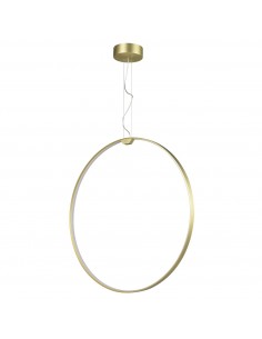 Acirculo lampa wisząca ring LED złota 74 cm Step Into Design
