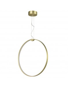 Acirculo lampa wisząca ring LED złota 50 cm Step Into Design