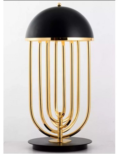 Dolce Vita lampka stołowa czarno złota ST-1602 black Step Into Design