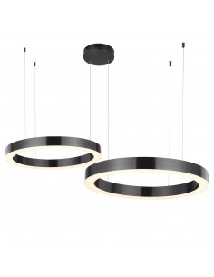 Circle lampa wisząca 40/60cm LED ST-8848-40+60 black Step Into Design