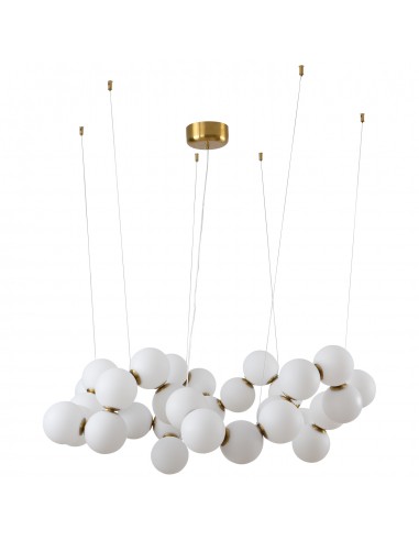 Coralli lampa wisząca biało mosiężna LED DP0254-1000 Step Into Design