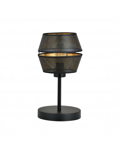 Malia lampka biurkowa czarno złota 1185/LN Emibig
