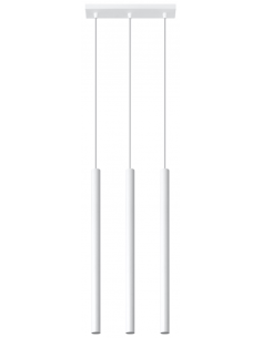 Lampa wisząca biała PASTELO 3 punktowa SL.0466 - Sollux