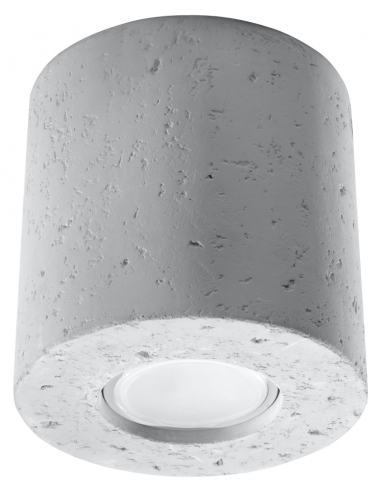 Tuba natynkowa betonowa ORBIS szara 10cm Gu10 SL.0488 - Sollux