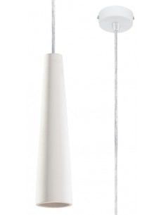 Electra lampa wisząca biała SL.0845 Sollux