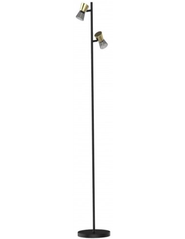 Cento lampa podłogowa czarno złota FL220532-2 Zuma Line
