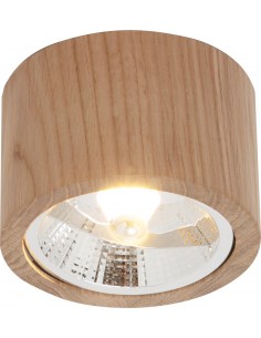 Oak spot downlight tuba natynkowa drewniana ES111 3010103 Zuma Line
