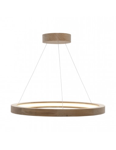 Oak lampa wisząca drewniana ring LED LA0785 Zuma Line