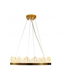 Lusso lampa wisząca złota LED 3000K DN918 gold Step Into Design
