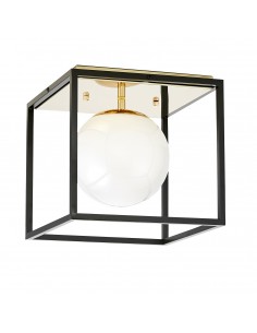 Maldini lampa sufitowa czarno złota W1	LDC 8060-1 (FGD+BK) Lumina Deco