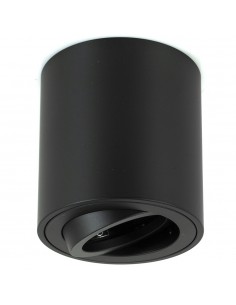 Valse mini tuba natynkowa czarna regulowana GU10 downlight
