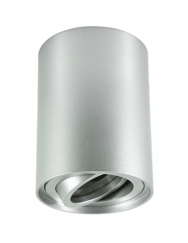 Valse tuba natynkowa regulowana srebrna downlight