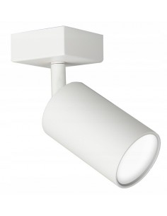 Spoti lampa sufitowa biała 1 punktowy spot regulowany