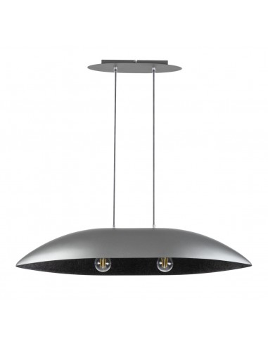 Gondola lampa wisząca srebrna 2-punktowa 40643 Sigma