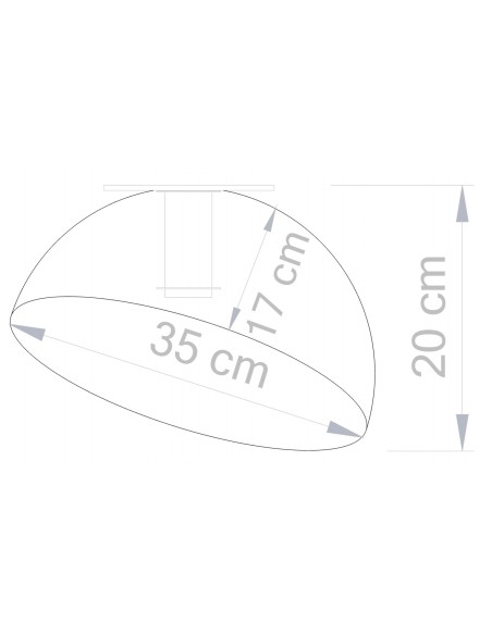 Sfera plafon biały 32466 Sigma