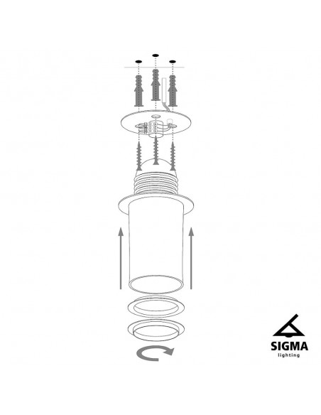 Sfera plafon biały 32466 Sigma