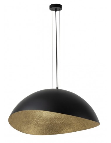 Solaris lampa wisząca czarno-złota L 40602 Sigma