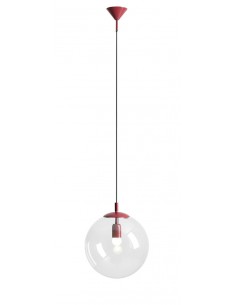 Lampa wisząca Globe czerwona 562G15 Aldex