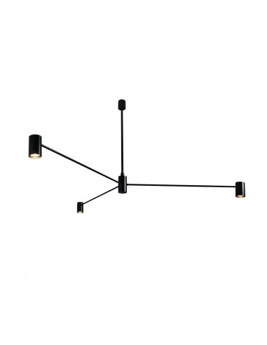 Dakata lampa minimalistyczna 3 punktowa czarna 5648 Shilo