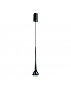 Lampa wisząca LED 1 punktowa Cappi nero czarna - Orlicki Design