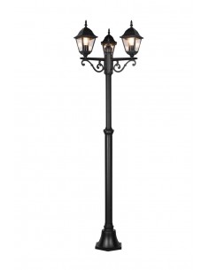 Lampa stojąca ogrodowa Livenza czarna 3-punktowa 405760332 Trio