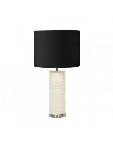 Ripple lampa stołowa biało-czarna RIPPLE-TL-WHT-B Elstead Lighting