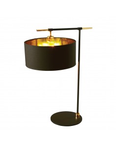 Balance lampa stołowa czarno-złota BALANCE-TL-BKPB Elstead Lighting