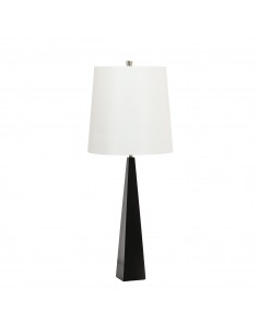 Ascent lampa stołowa czarno-biała ASCENT-TL-BLK-W Elstead Lighting
