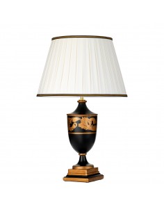 Narbonne lampa stołowa czarna DL-NARBONNE-TL Elstead Lighting